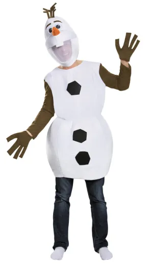 Frozen Olaf Deluxe Adult 42-46 Adult Men Costume