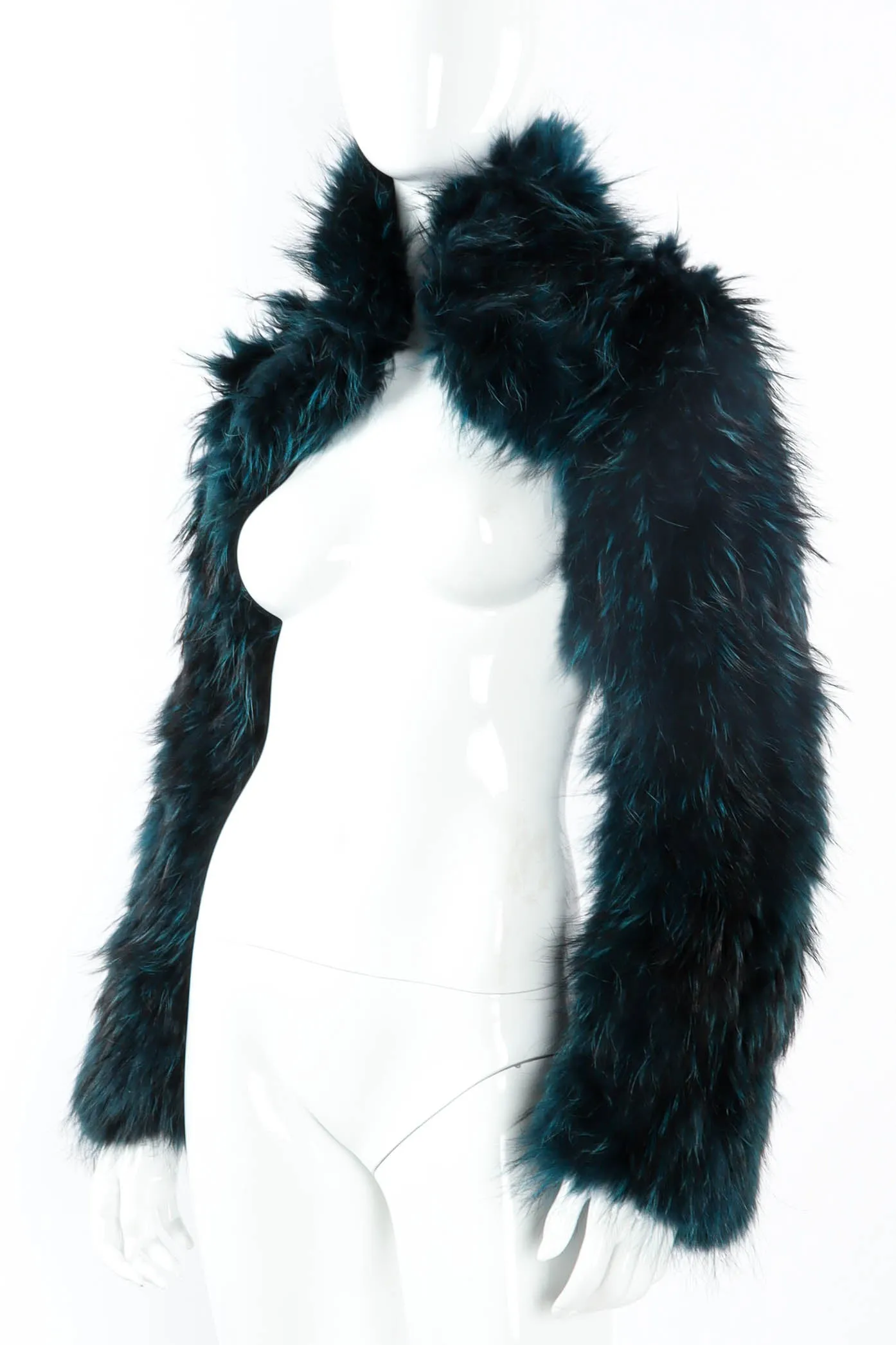 Fur Crop Sleeve Jacket
