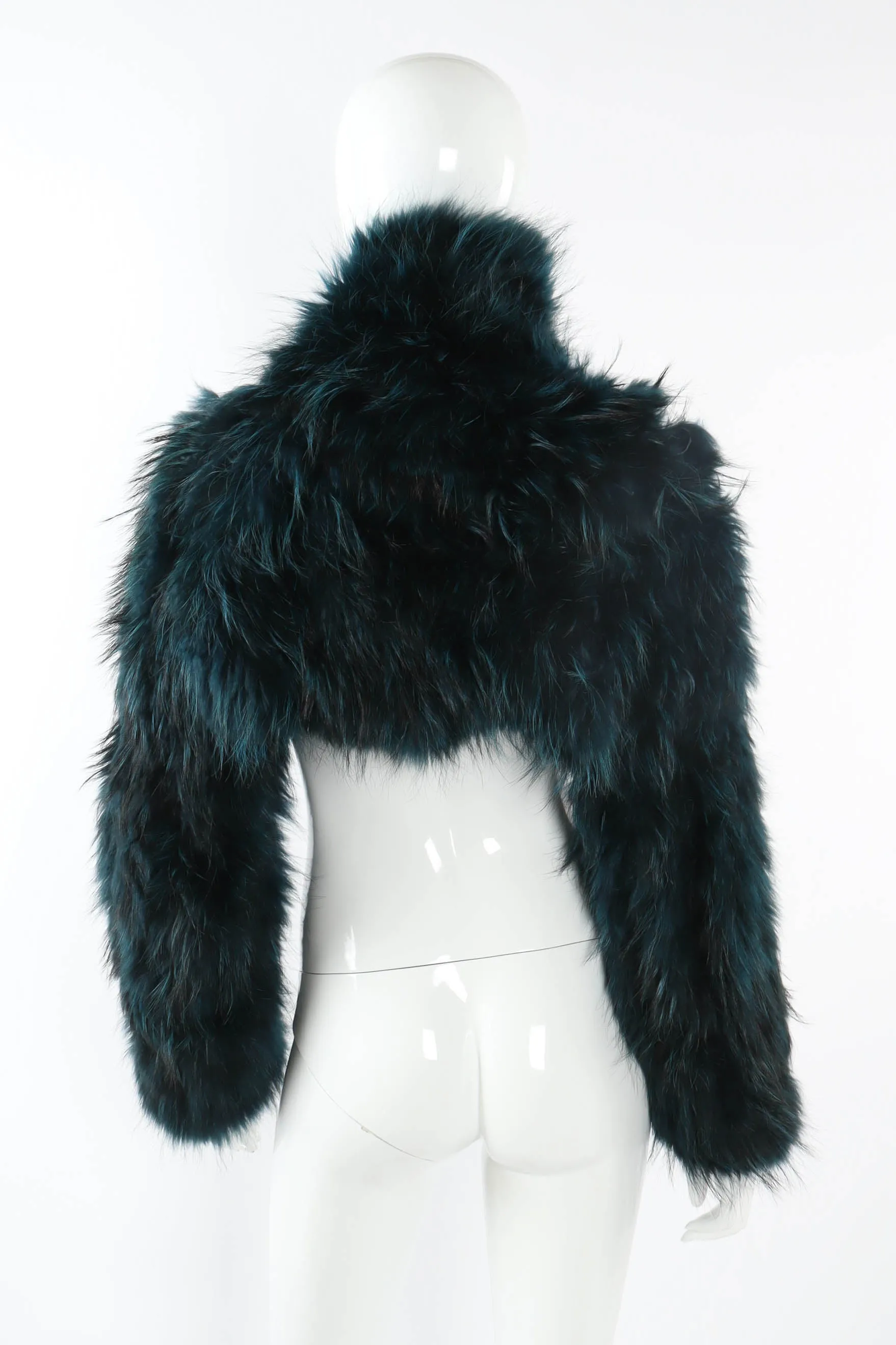 Fur Crop Sleeve Jacket