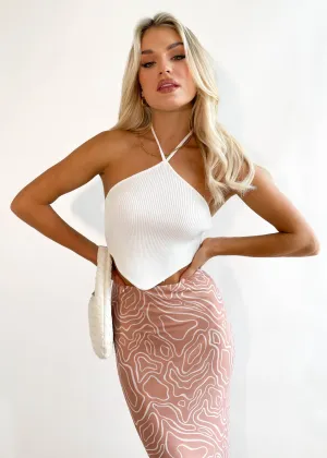 Galinia Knit Crop - Off White