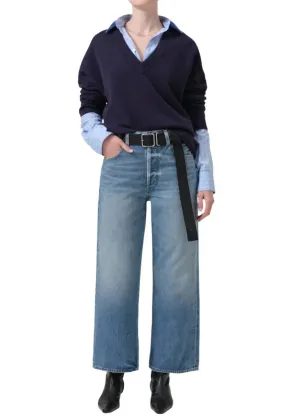 Gaucho Vintage Wide Leg Jean In Sodapop
