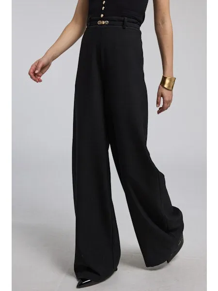 Generation Love Johanna Suiting Turn-Lock Belted Pants - Final Sale