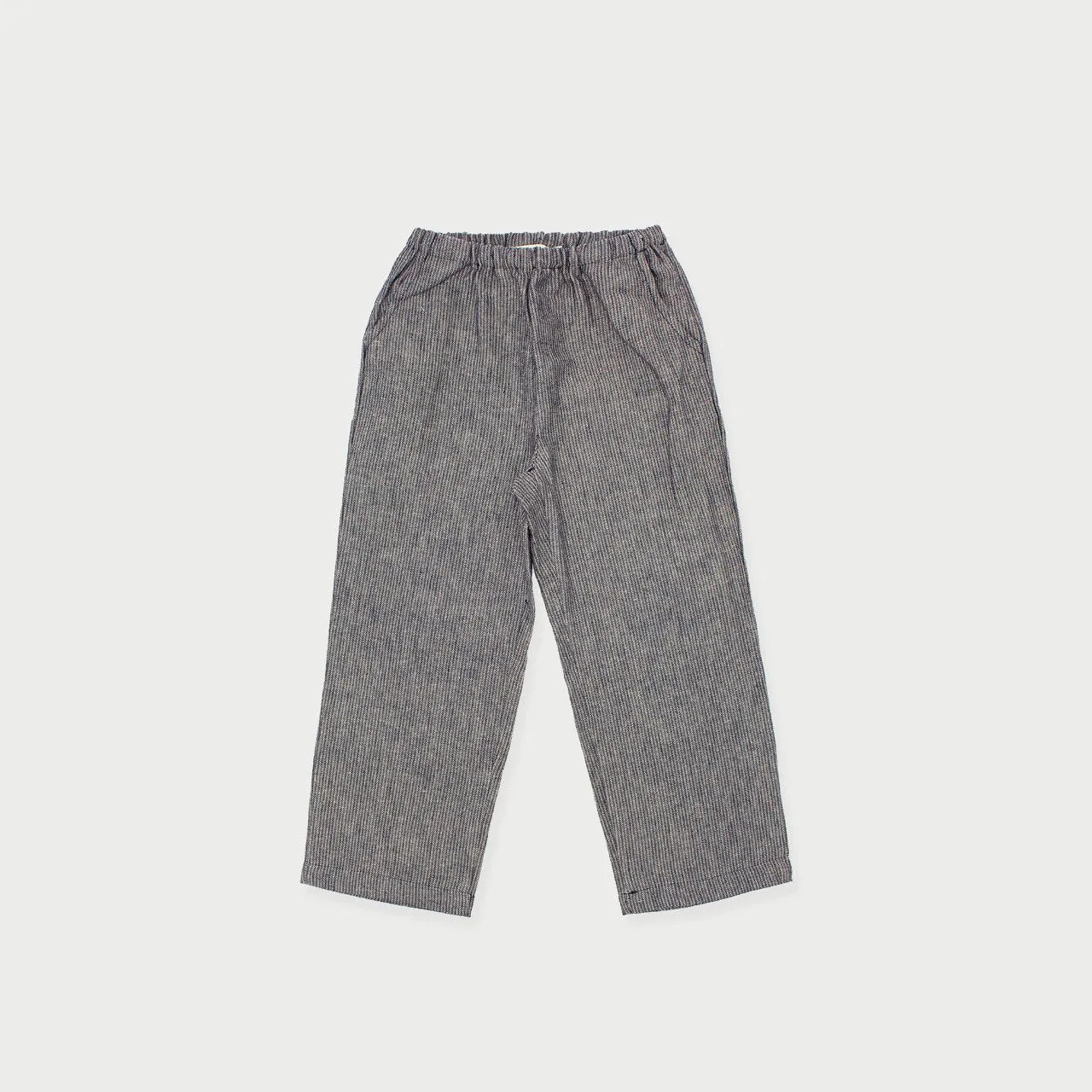 Gentle Striped Pants, Dark Navy