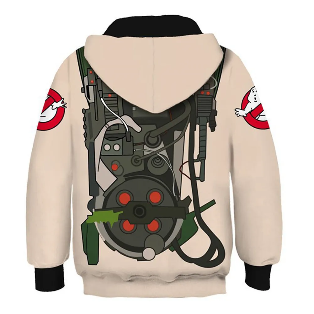 Ghostbusters Kids Children Cosplay Hoodie 3D Printed Hooded Pullover Sweatshirt Pants
