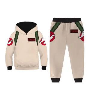 Ghostbusters Kids Children Cosplay Hoodie 3D Printed Hooded Pullover Sweatshirt Pants