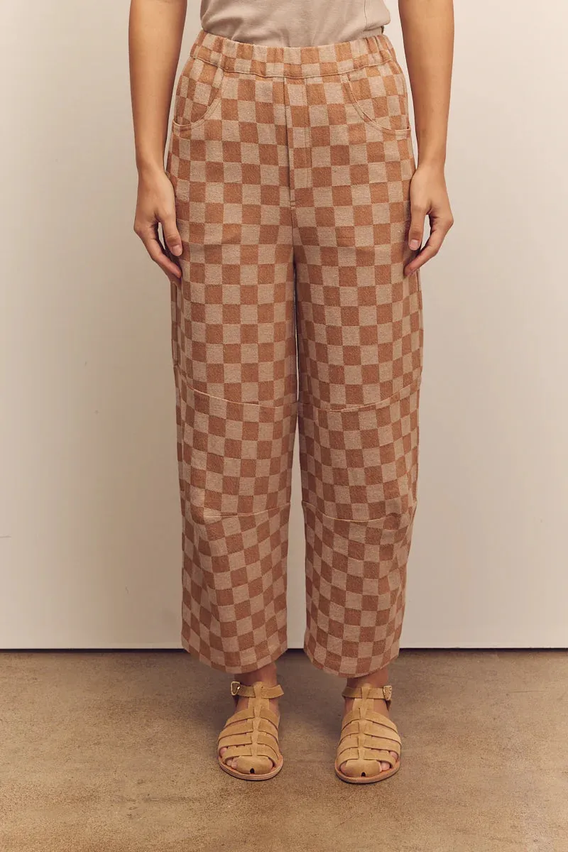 Gingham Easy Pants