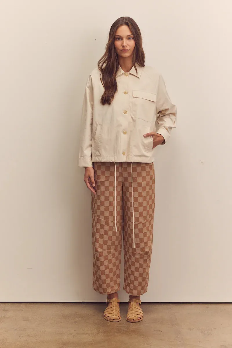 Gingham Easy Pants