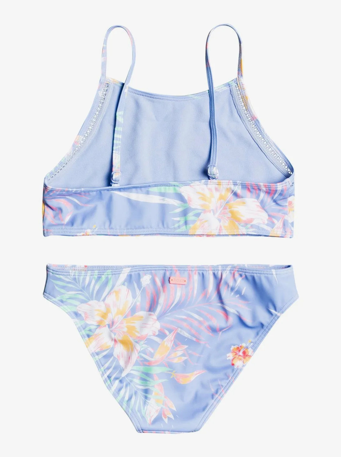 Girls 8-16 The Heart Flower Crop Top Bikini Set
