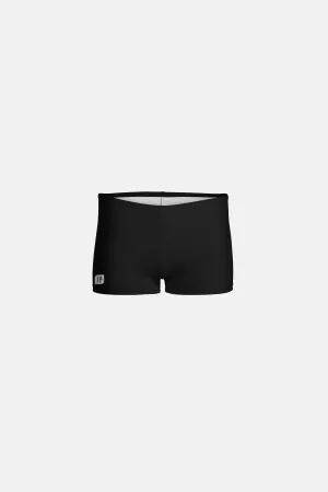 Girls Black Velvet Shorts