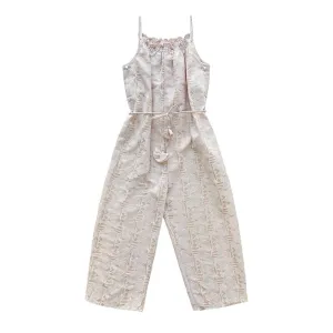 Girls Lotus Jumpsuit - Blush