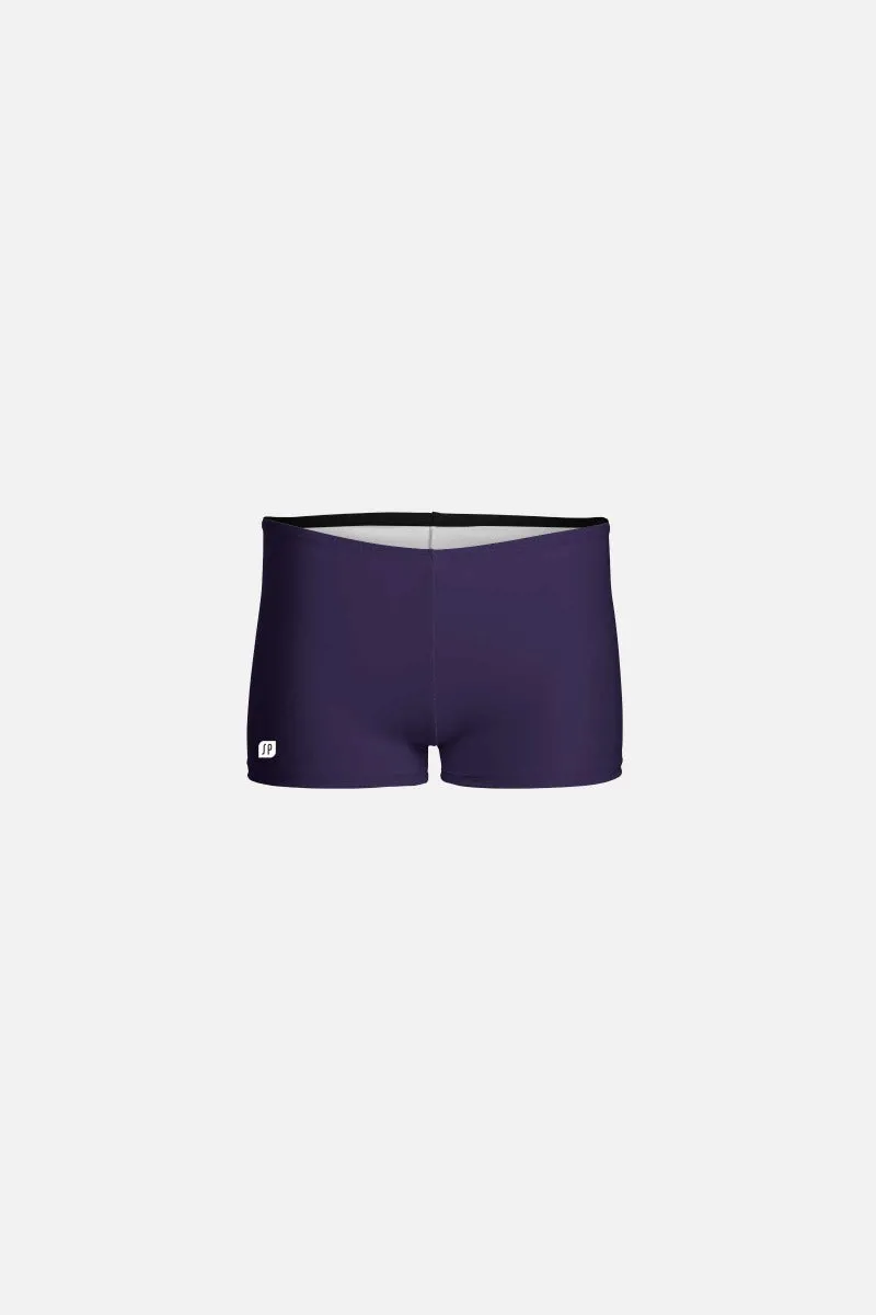 Girls Navy Lycra Shorts - No Names