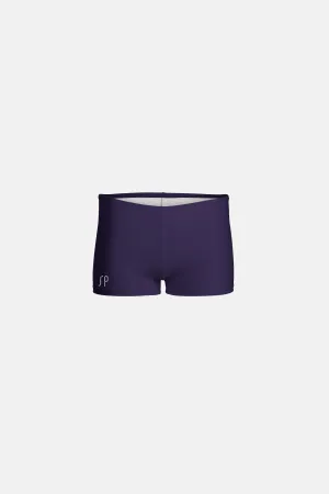 Girls Navy Lycra Shorts