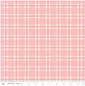 Glamp Plaid Pink Flannel by Riley Blake Designs