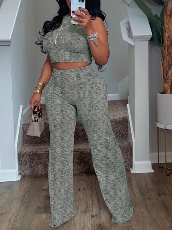 Gorgeousladie Printed Tank Top & Pants Set