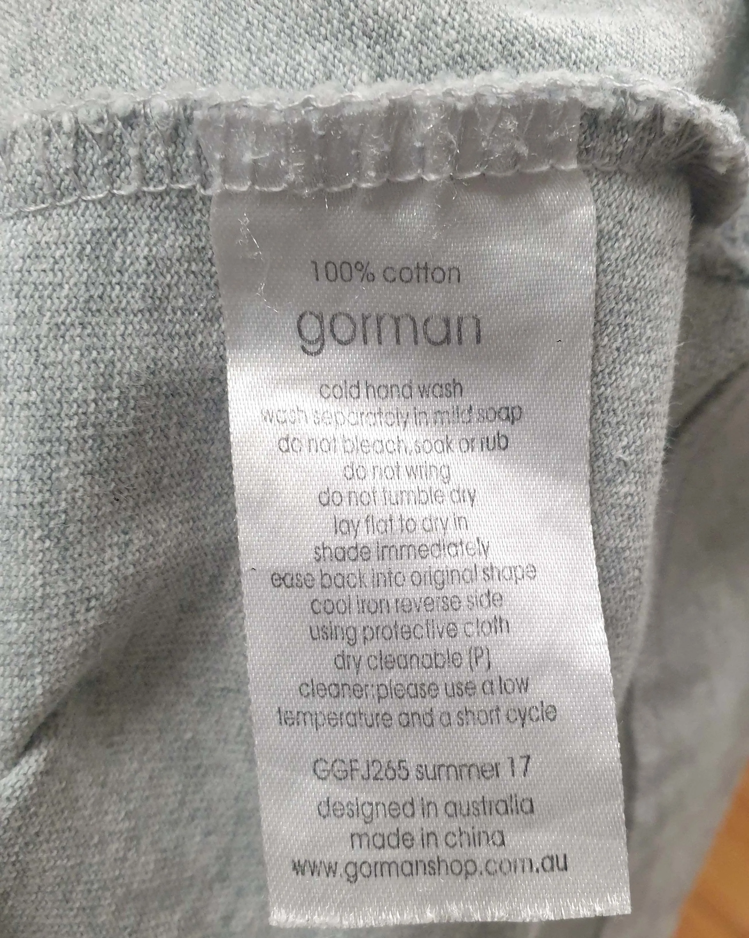 Gorman   Mireia Ruiz grey print dress size 14