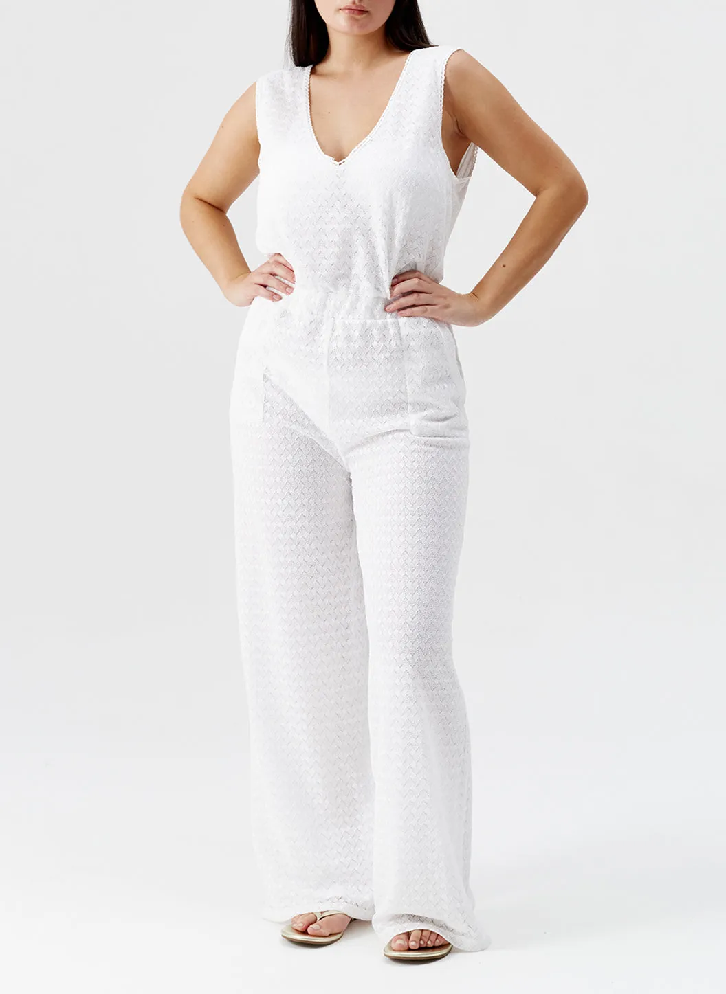 Gracie White Jumpsuit