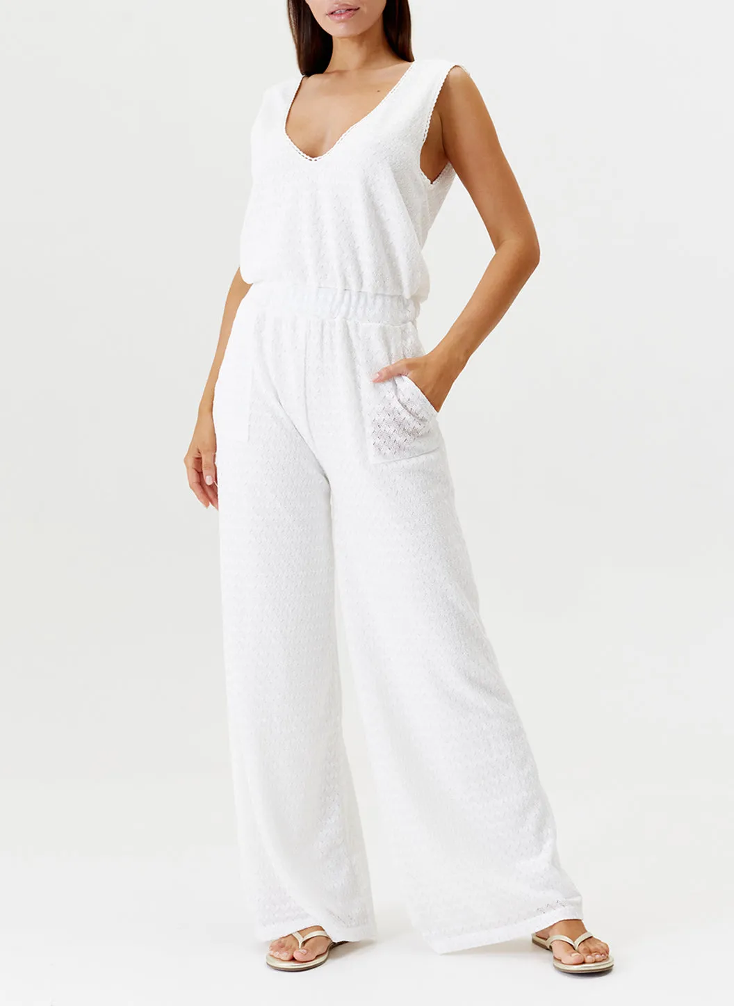 Gracie White Jumpsuit