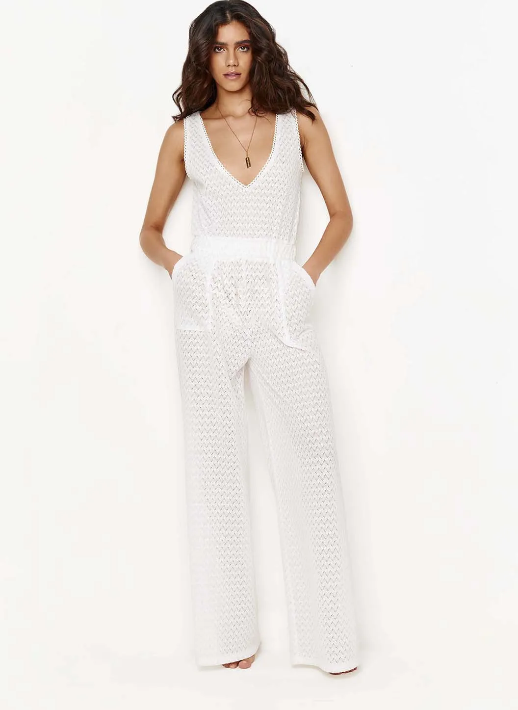 Gracie White Jumpsuit