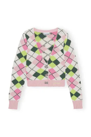 Graphic Cotton Cardigan