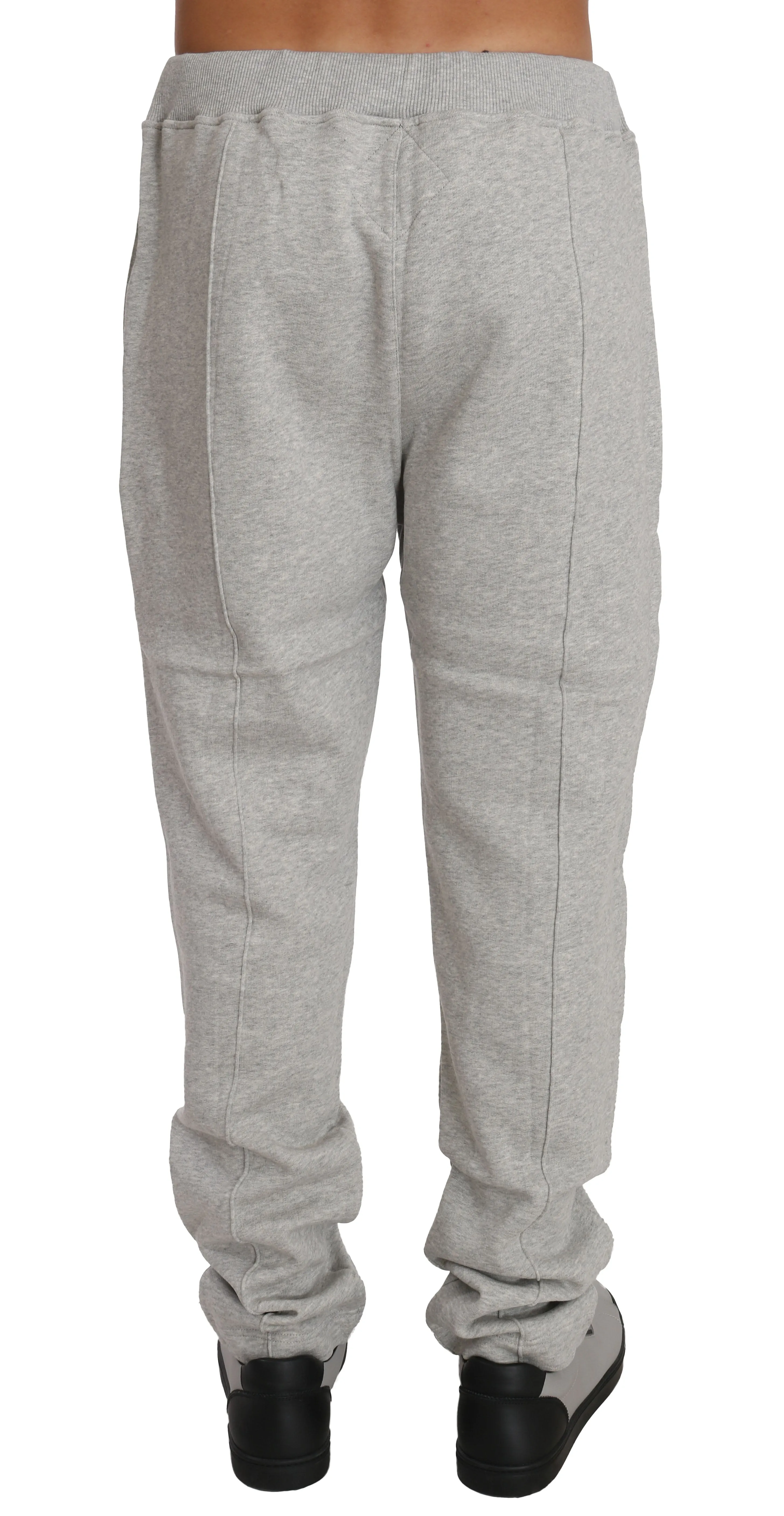 Gray Cotton Sweater Pants Tracksuit
