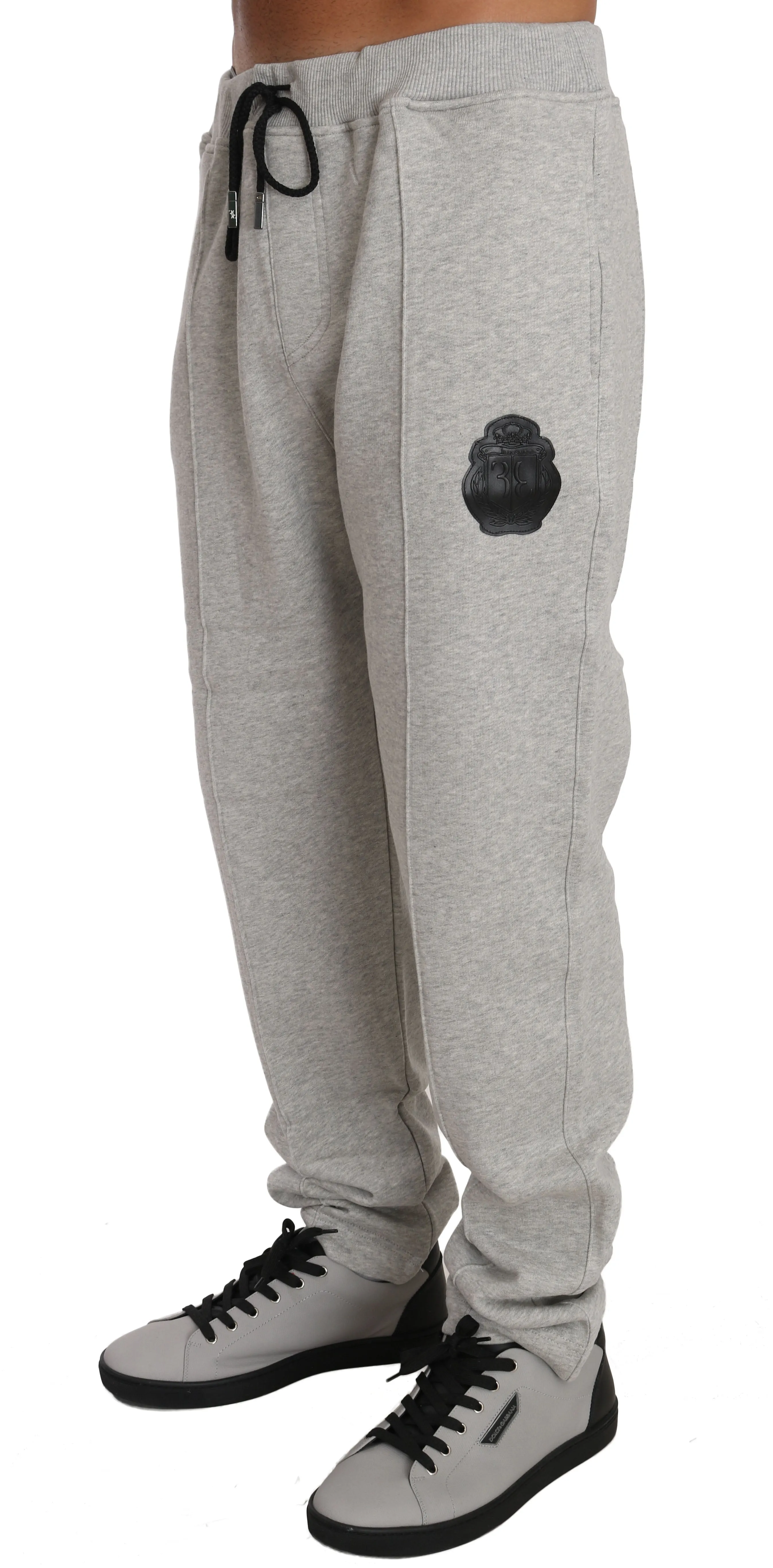 Gray Cotton Sweater Pants Tracksuit