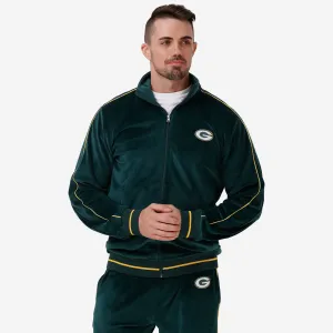Green Bay Packers Velour Zip Up Top