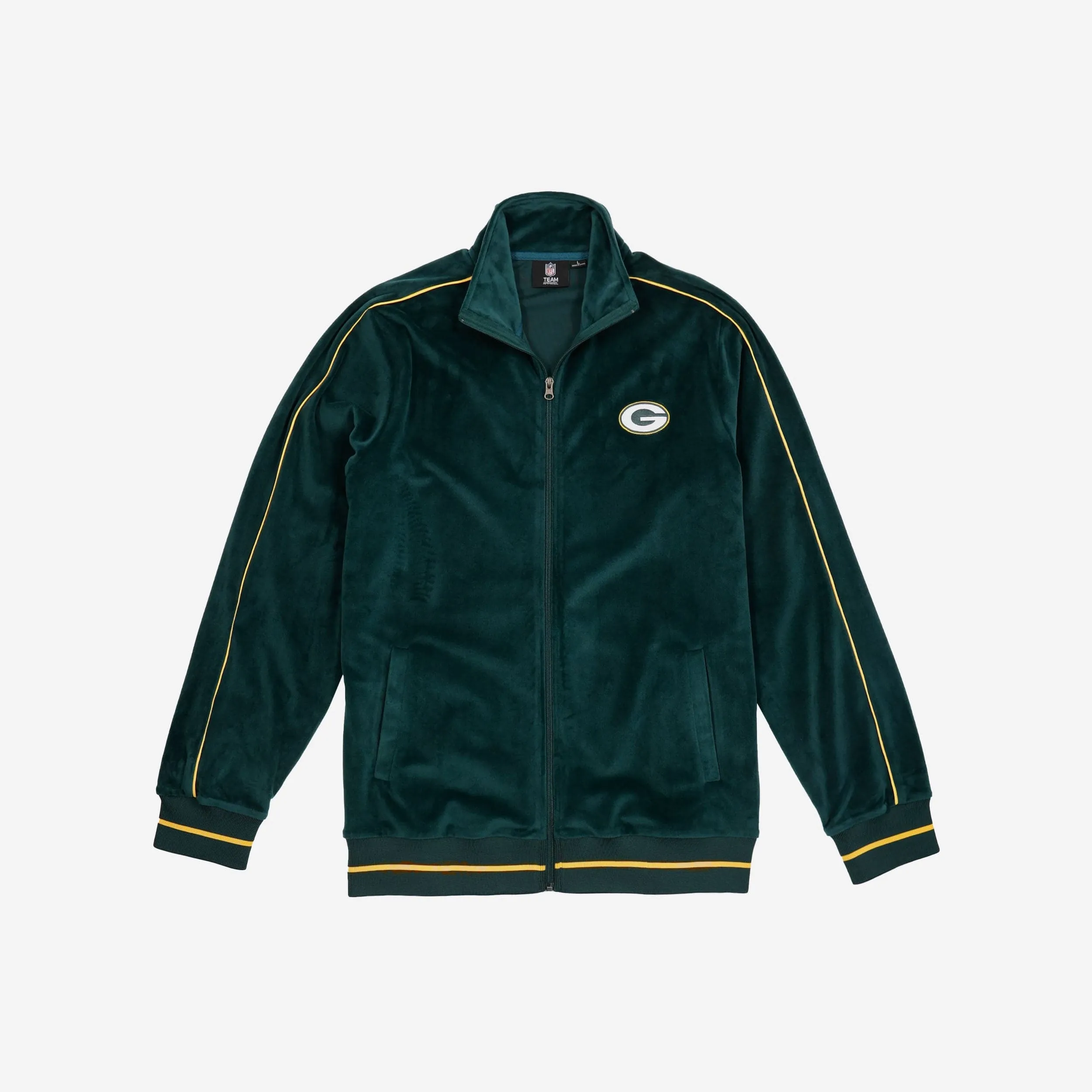 Green Bay Packers Velour Zip Up Top