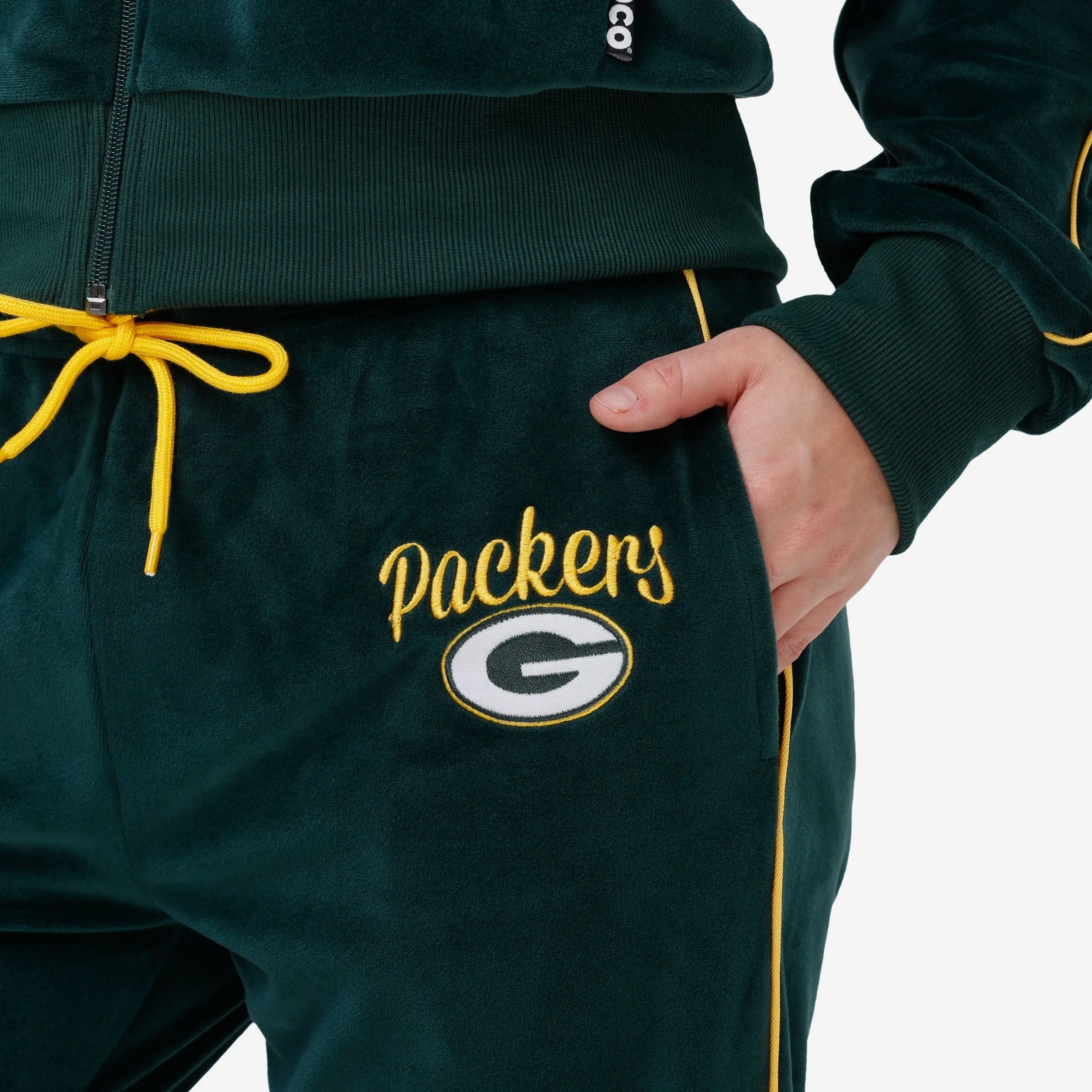 Green Bay Packers Womens Velour Pants