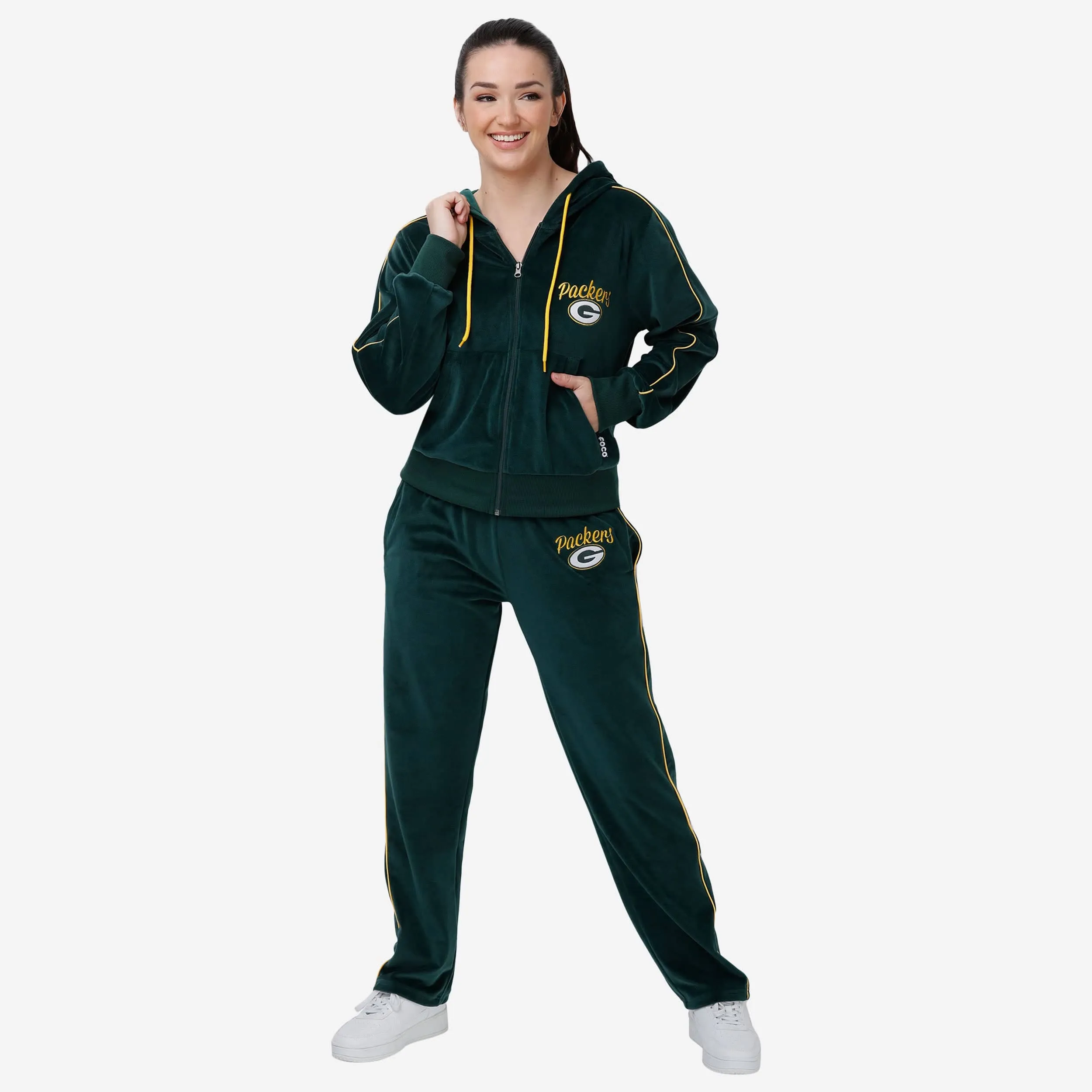 Green Bay Packers Womens Velour Pants