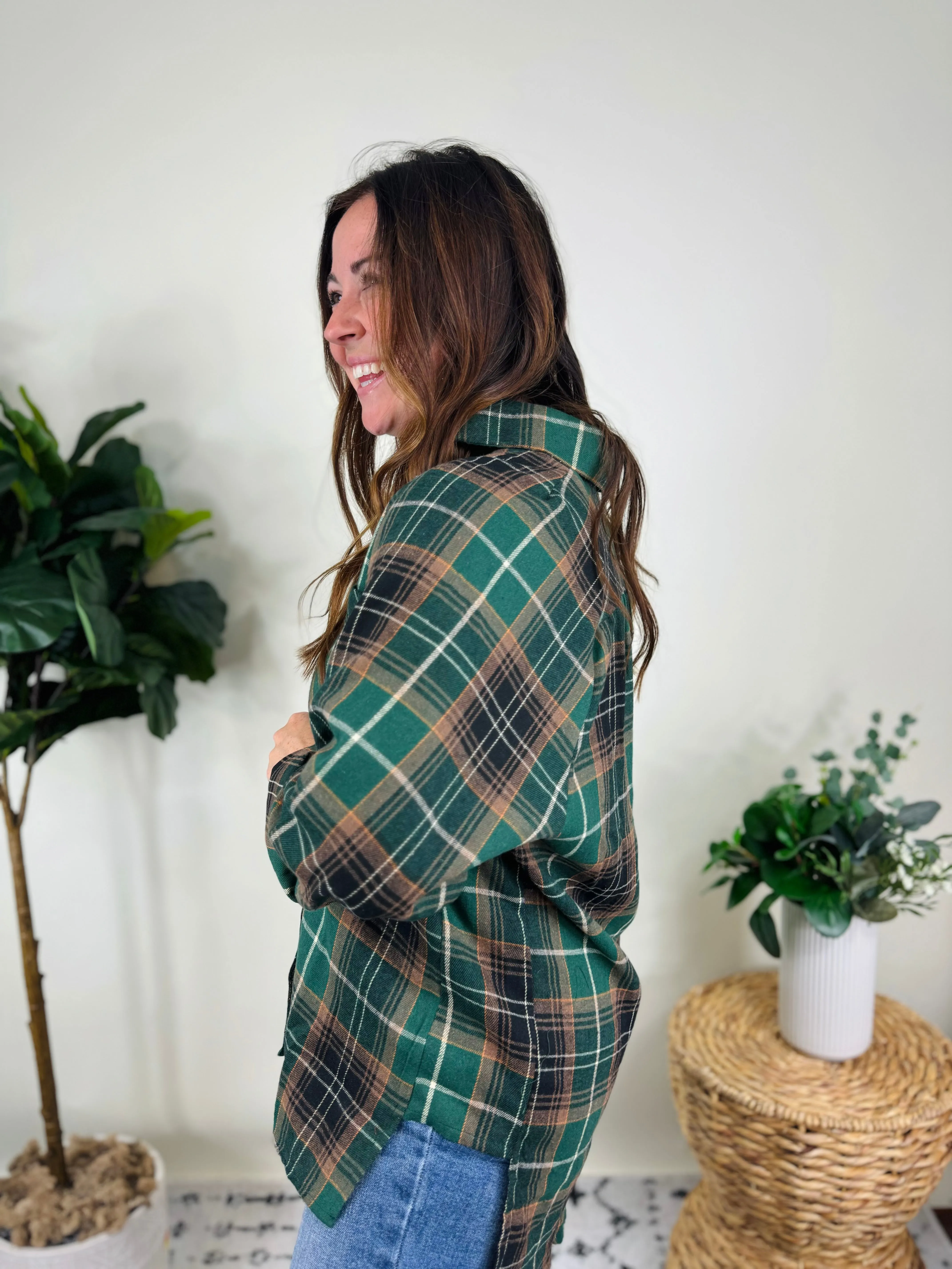 Green Easy Choice Plaid Flannel