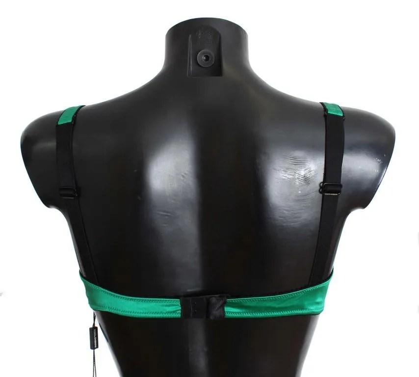 Green Satin Black Lace Stretch Underwear Bra
