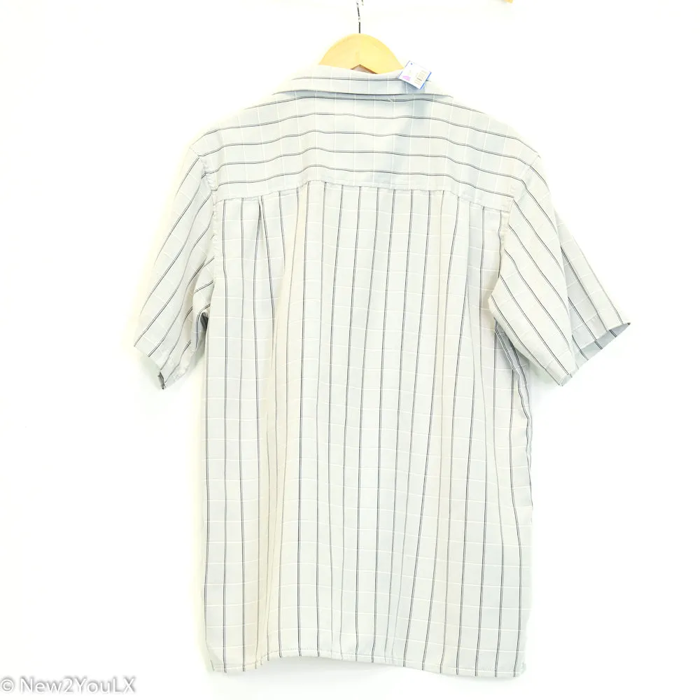 Grey Short Sleeve Button Up (EightyEight)