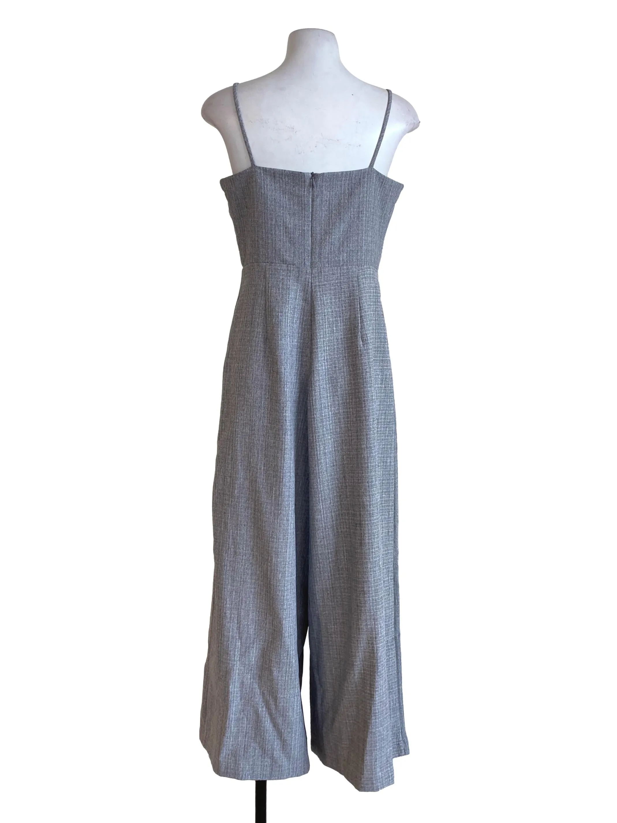 Grey Twill Jumpsuits