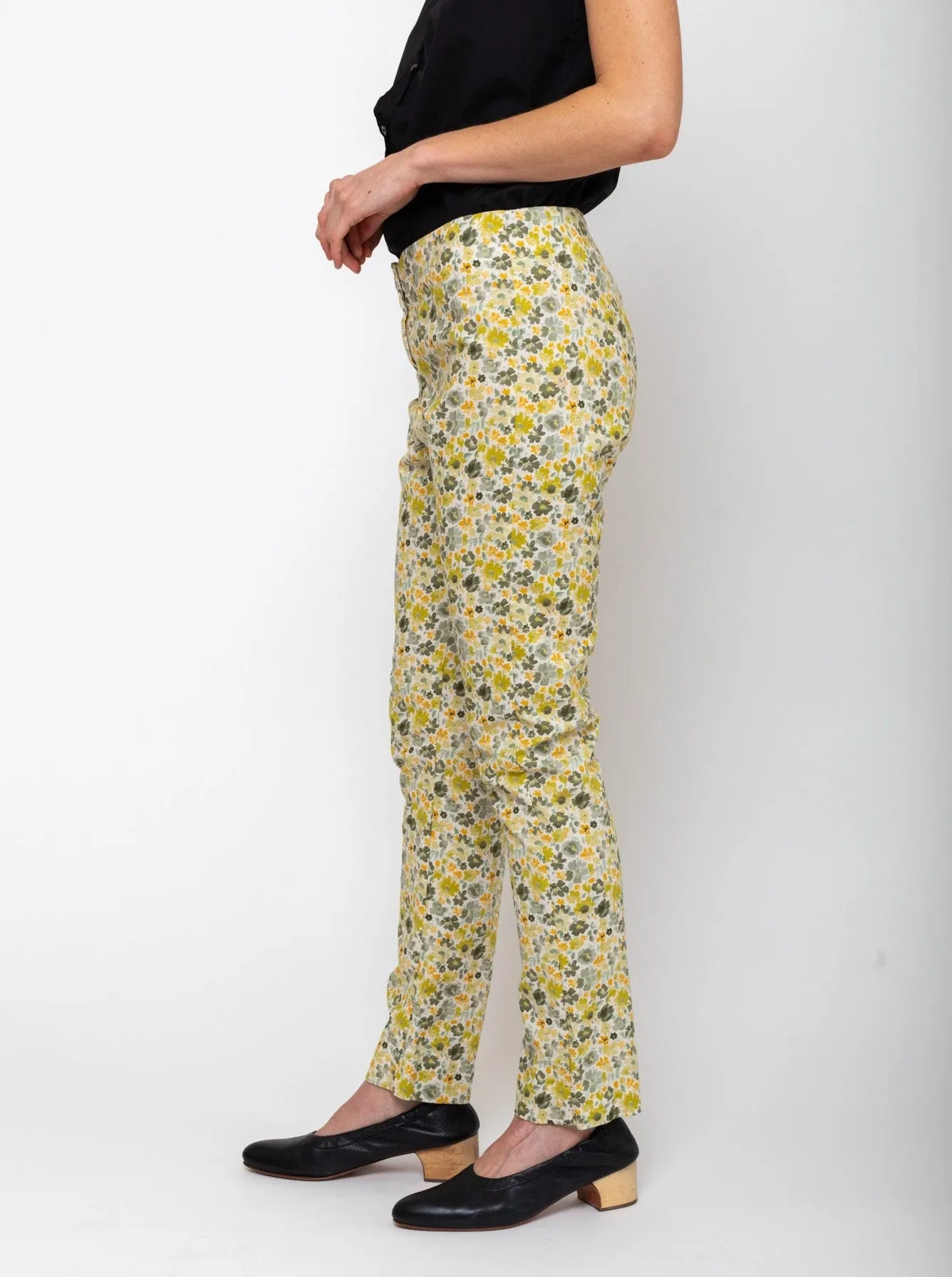 Griffon Pant - Green Floral