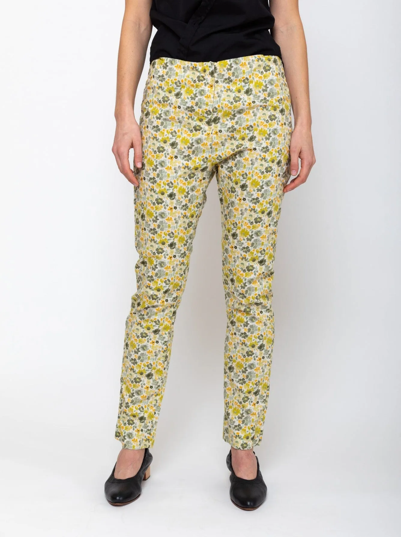 Griffon Pant - Green Floral