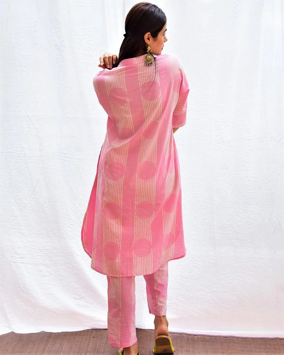 Gulistan Handblockprinted Cotton Kurta Set Of 2-Sor