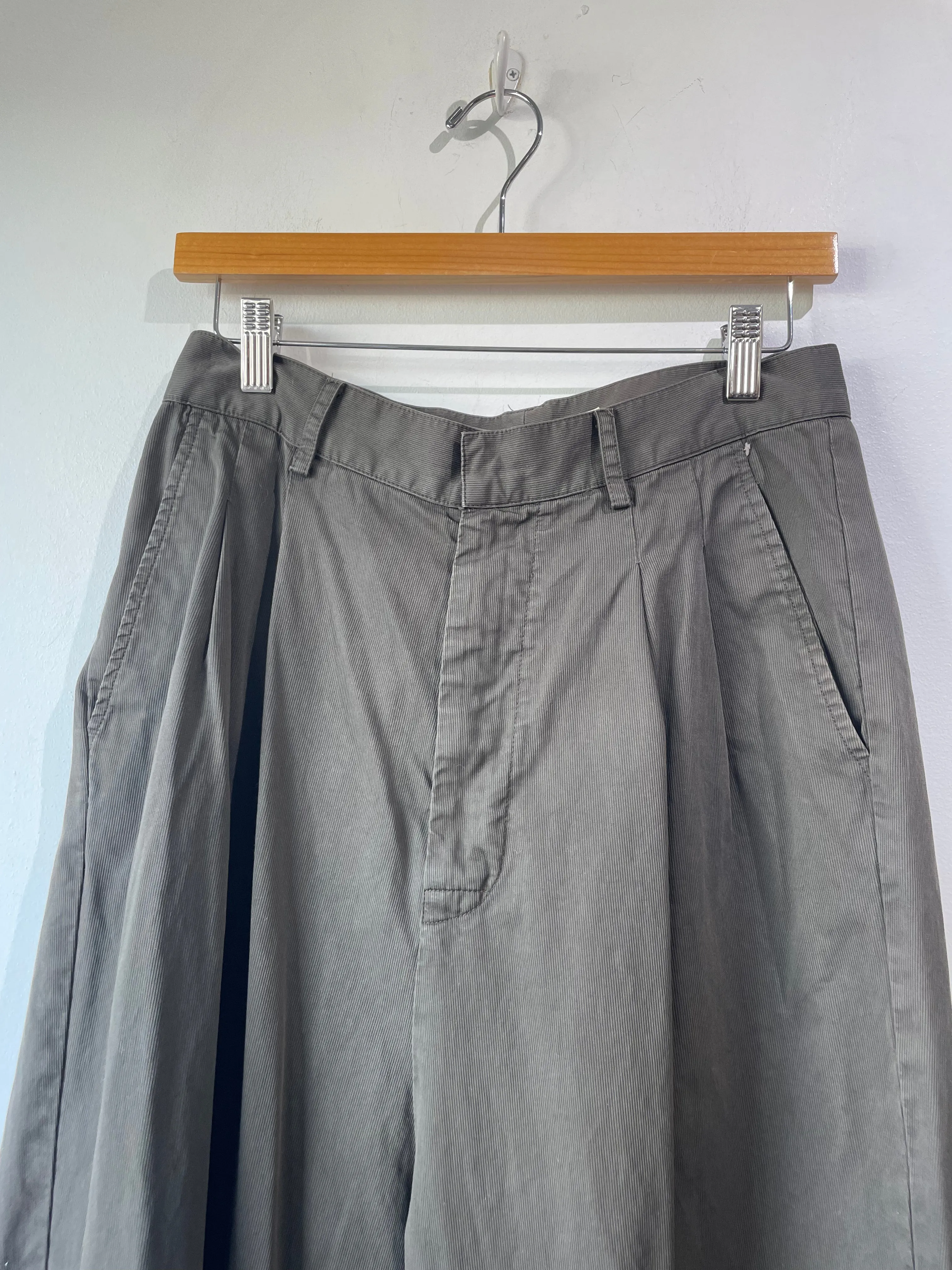 Hache Charcoal Grey Pleated Pants