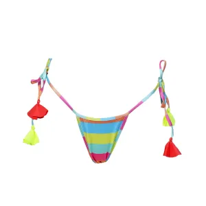 HALIA BIKINI BOTTOM - CANDY STRIPE