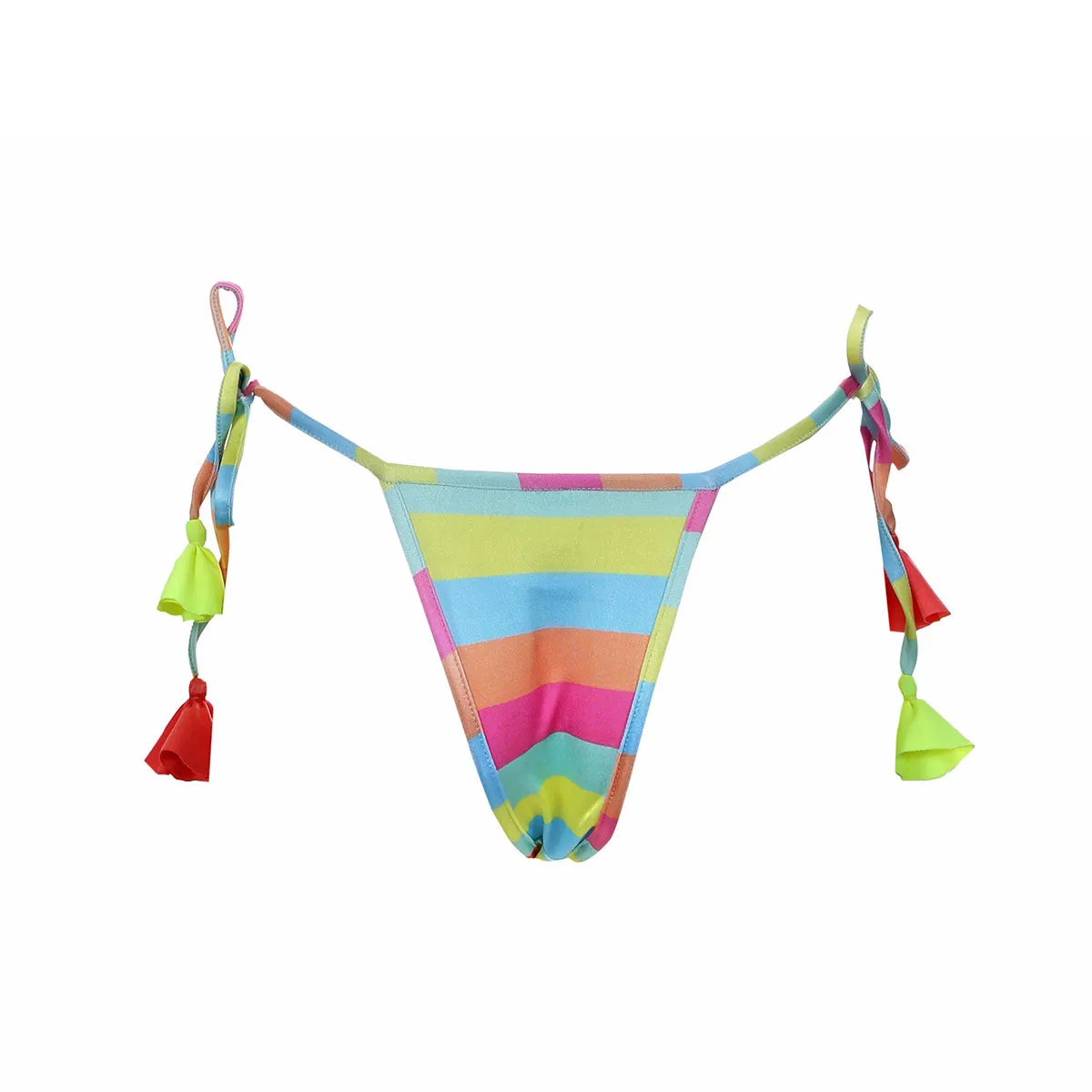HALIA BIKINI BOTTOM - CANDY STRIPE