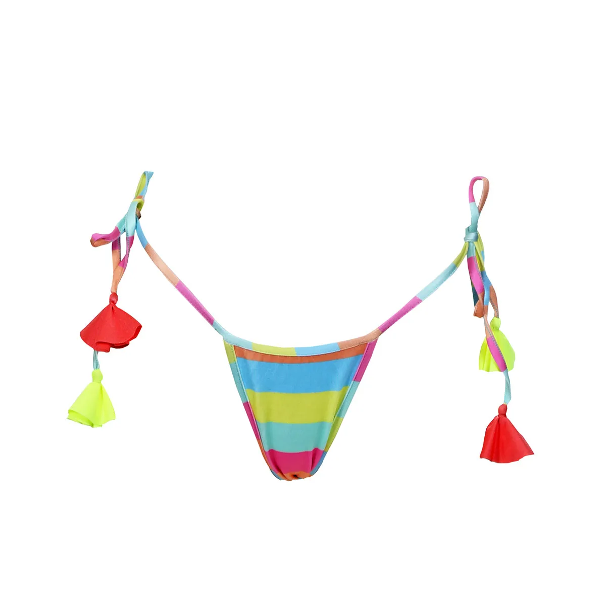 HALIA BIKINI BOTTOM - CANDY STRIPE