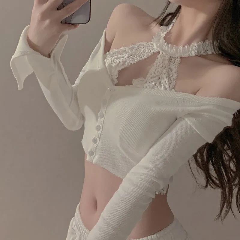 Halterneck Lace Camisole UB98761