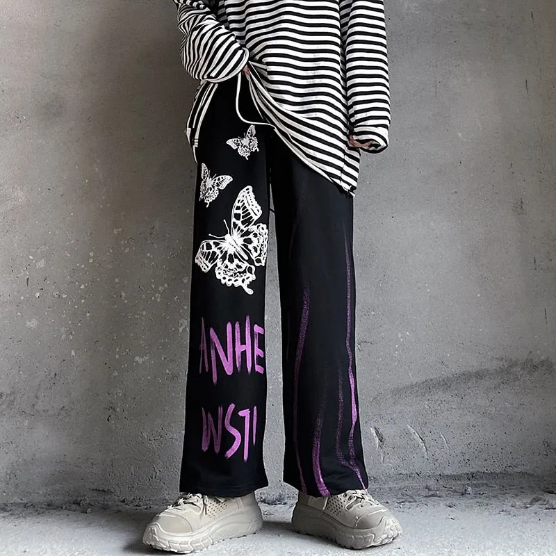 Harajuku Printed Unisex Pants