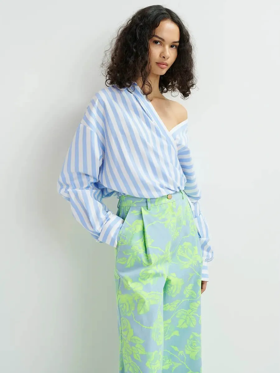 Hare Shirt - Blue Stripe