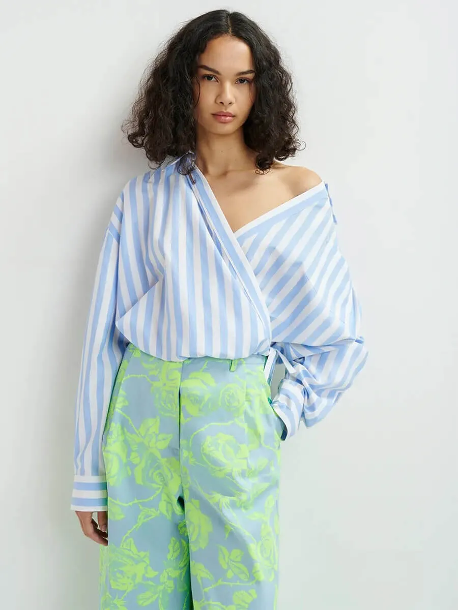 Hare Shirt - Blue Stripe