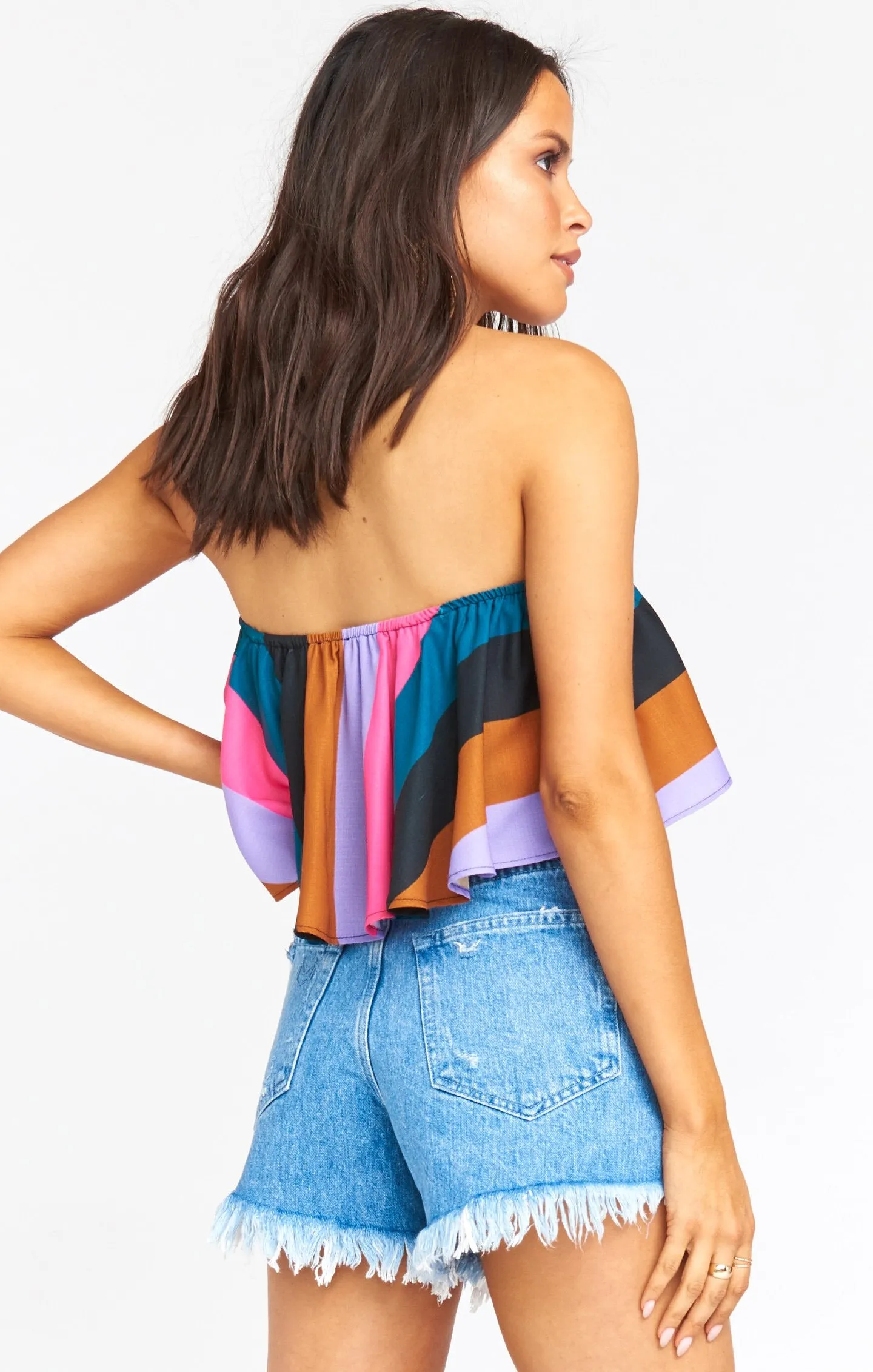 Heidi Ruffle Crop