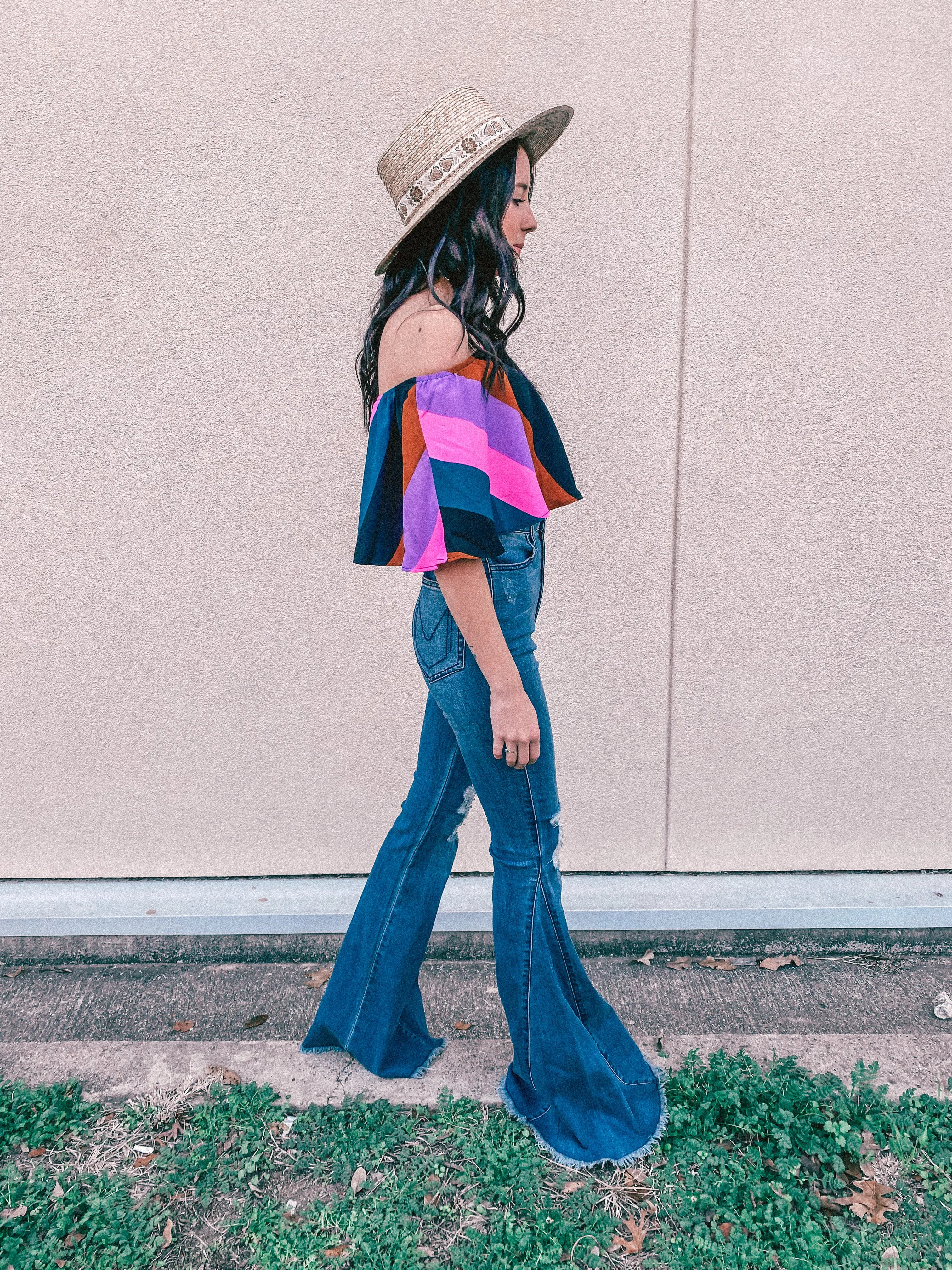 Heidi Ruffle Crop