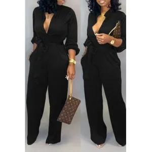 Her Black One Piece