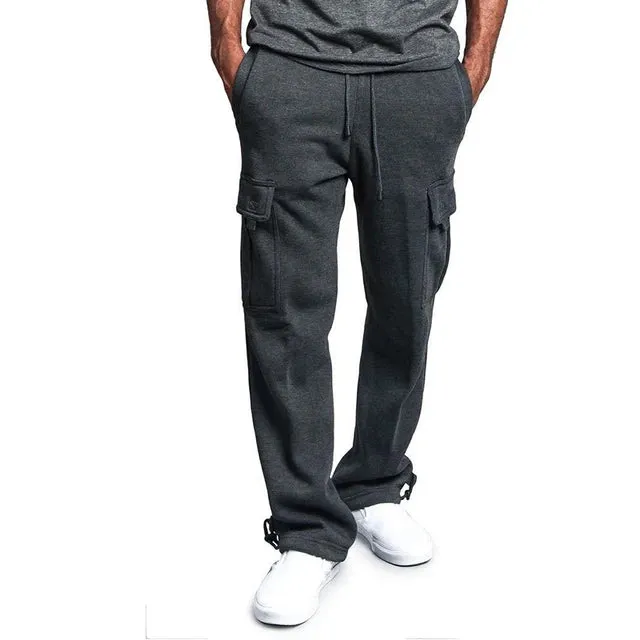 Herbst Winter Fleece-Sweatpants