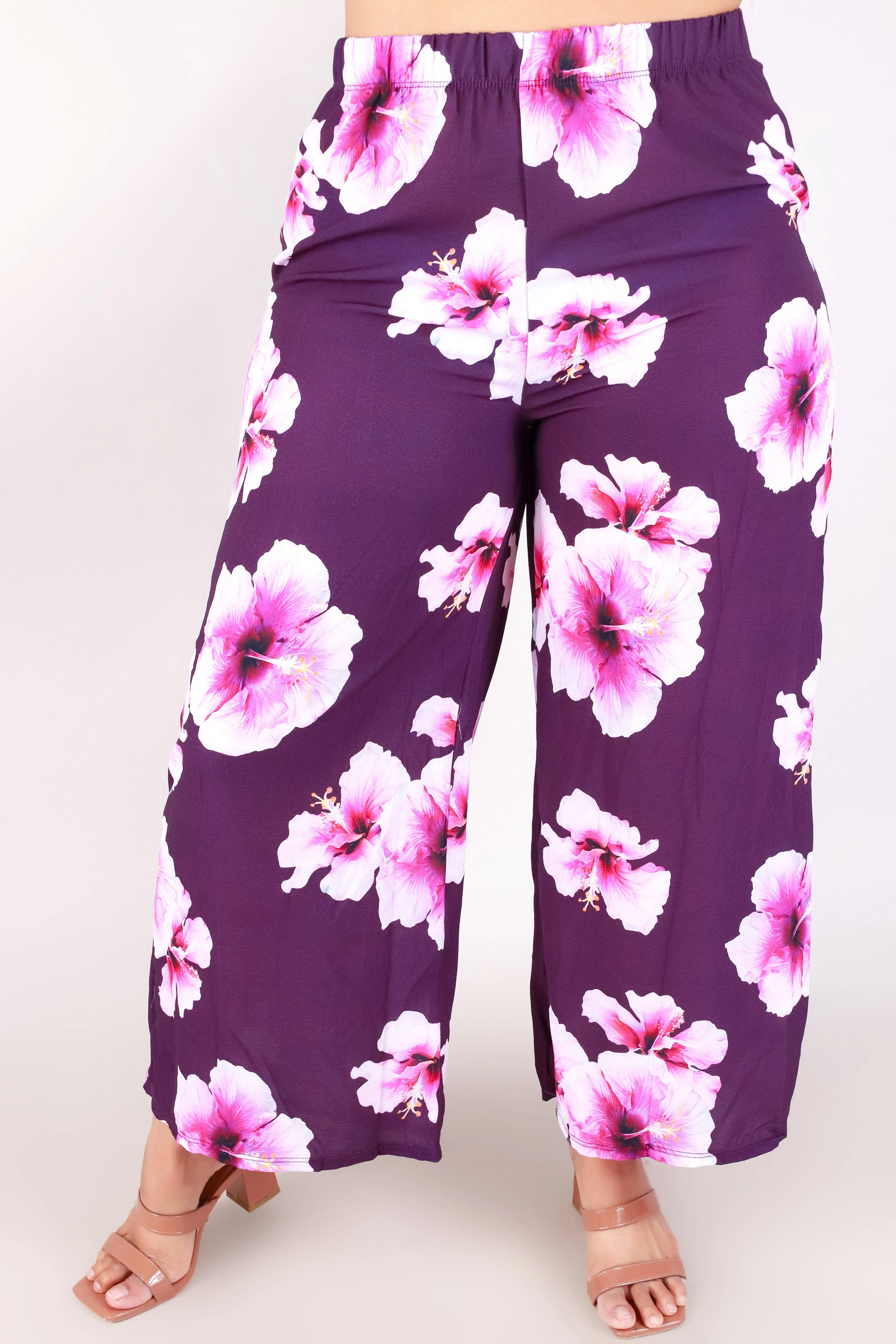 HIBISCUS WIDE LEG PANTS