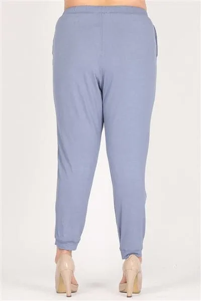 High Waist Plus Size Relaxed Fit Pants Denim - Pack of 6